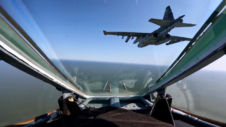 Штурмовик Су-25СМ ВКС РФ в зоне СВО