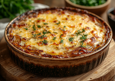 Луковая запеканка — вкуснятина из самых простых продуктов! Смешал и запек