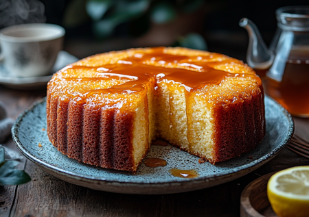 Фишка в молочно-карамельной пропитке! Манник на кефире — вкуснота к чаю