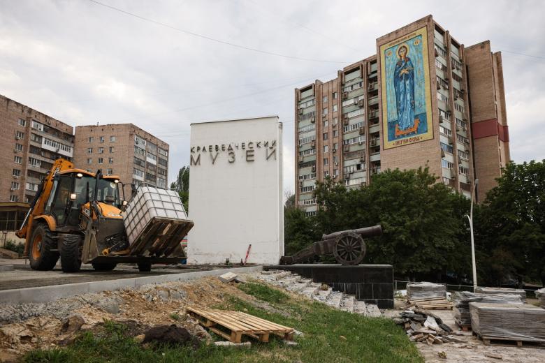 Восстановительные работы в Луганске