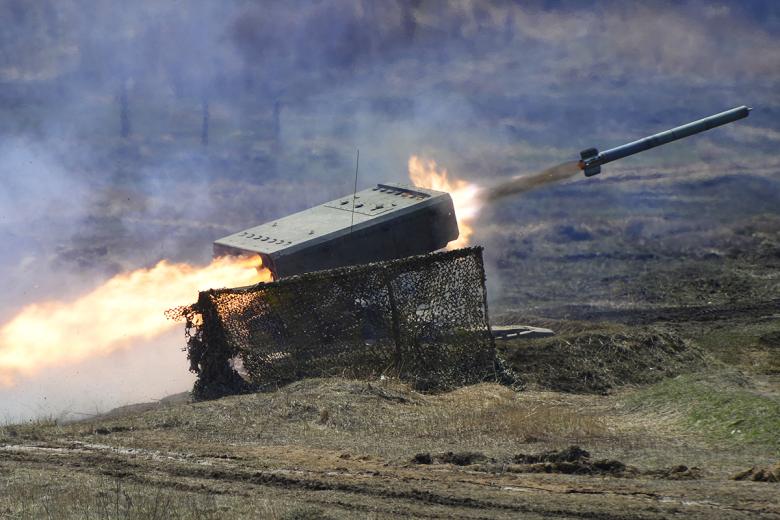 Тяжелая огнеметная система залпового огня ТОС-1 «Буратино»