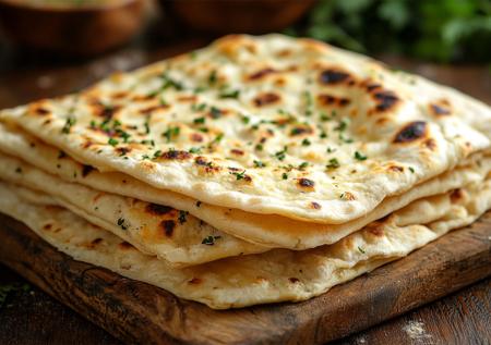 И никакого замеса теста! Ленивые тонкие лепешки на завтрак! Просто и вкусно