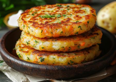 Быстрый завтрак за 10 минут! Лепешки «Пятиминутка» из обычных продуктов!