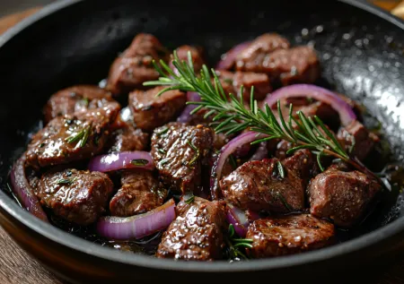 Секрет самой вкусной говяжьей печени на сковороде — будет нежная и мягкая