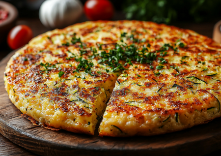 Диетическая лепешка с кабачком и сыром: всего 120 ккал, без муки!