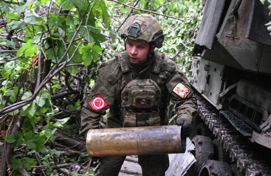 Боевая работа САУ «Мста-С» ВС РФ