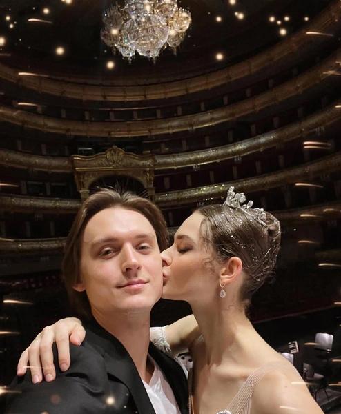 Прима-балерина и премьер Большого театра Элеонора Севенард и Денис Родькин