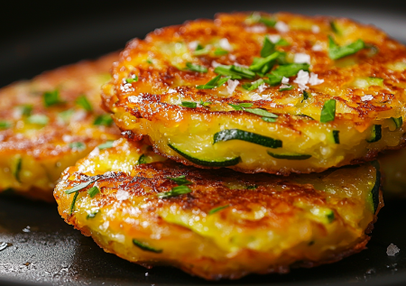 Минимум времени — максимум вкуса: хрустящие кабачковые оладьи