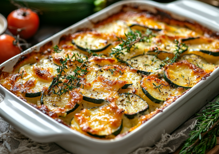 Беру кабачок и картошку — легкий ужин без жарки и возни. Даже мяса не надо!