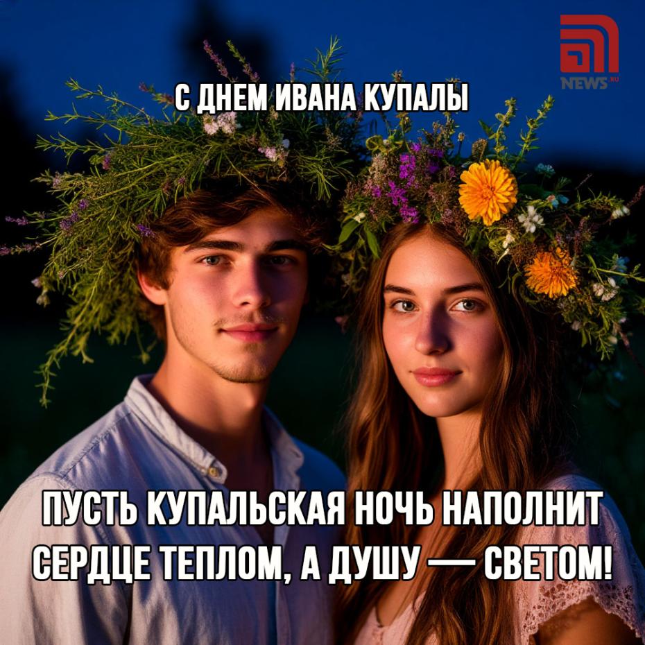 День Ивана Купалы 7 июля: красивые открытки
