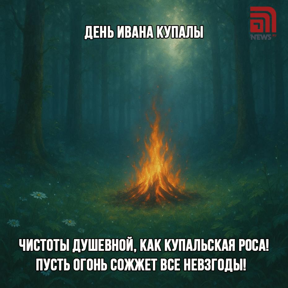 День Ивана Купалы — красивые открытки с поздравлениями отправить