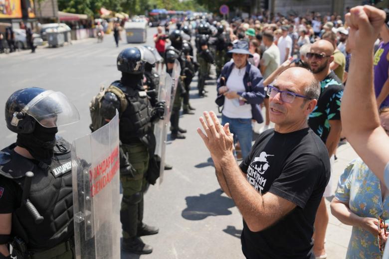 Протесты в Сербии