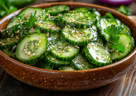 Наш фаворит: очень вкусный и простой салат из огурцов — нужен только лук