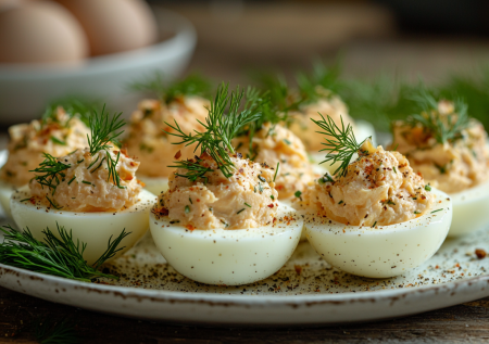 Варю яйца и начиняю такой вкусняшкой — королева закусок готова!