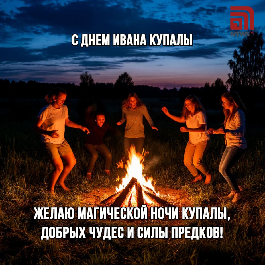 День Ивана Купалы 7 июля: красивые открытки для соцсетей