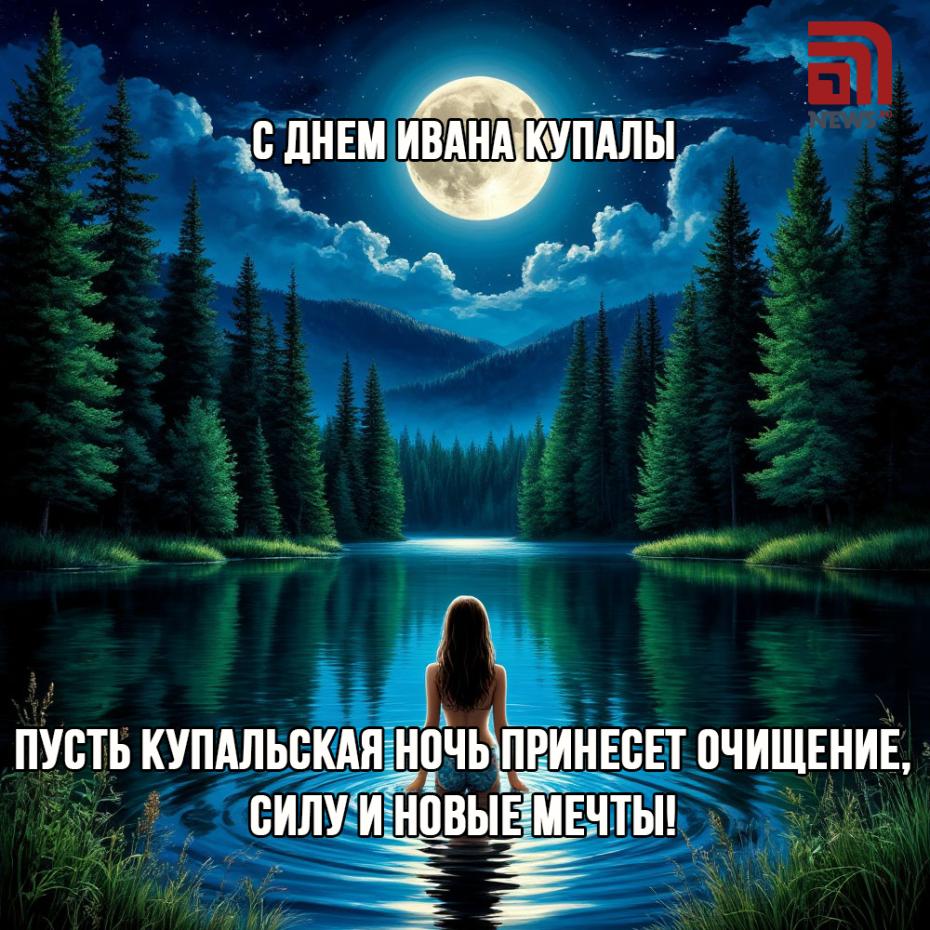 День Ивана Купалы 7 июля: красивые открытки для поздравления онлайн