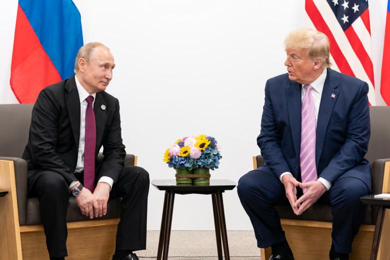 Владимир Путин и Дональд Трамп