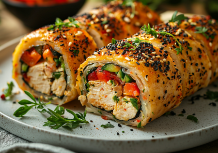 Готовим рулет-воришку — украдет лишние килограммы и подарит яркий вкус