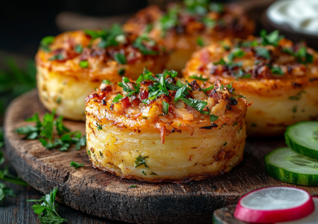 Картофельные гнёзда с вкуснющей начинкой! Рецепт привезли из Белоруссии