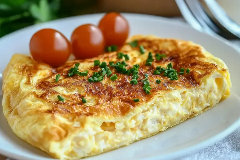 Пышный омлет: простой рецепт