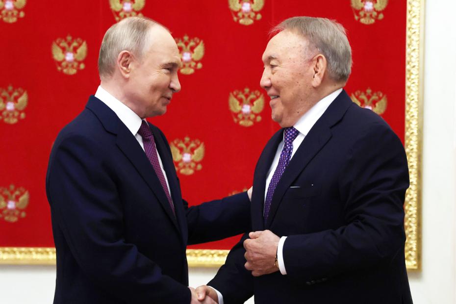 Владимир Путин и Нурсултан Назарбаев