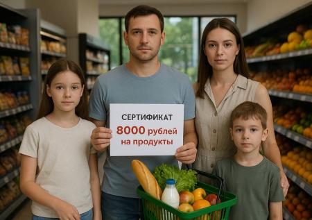8000 рублей на продукты: кому будут выдавать продовольственные сертификаты