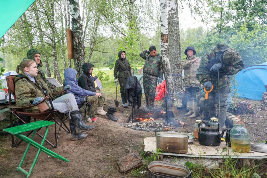 «Вахта памяти» поискового отряда «Пламя»