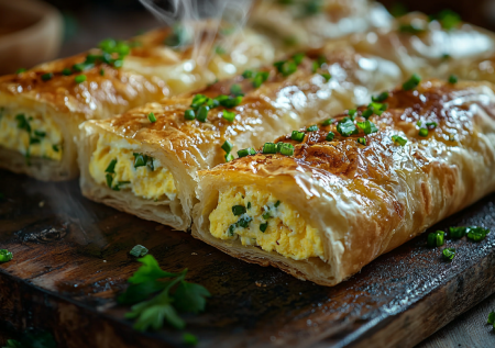 Лавашные пирожки с луком и яйцами! Хит, когда нужно накормить всех быстро