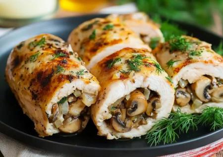 С такой начинкой делала впервые! Куриные рулетики с хрустящим сюрпризом!
