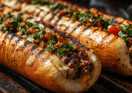 Надоело мясо на мангале? Рецепт сочных хот-бродов с фаршем и сыром