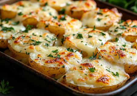 Молодая придавленная картошка с сыром! Вкуснятина из простых продуктов
