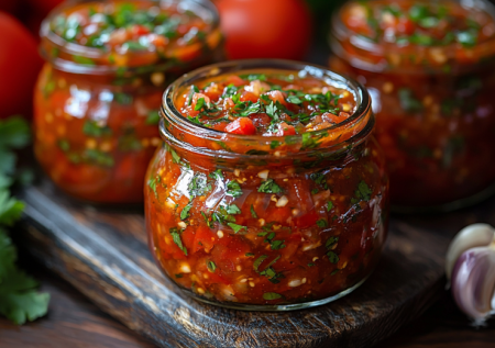 Вкуснейшая аджика за 15 минут — ее даже не надо варить!