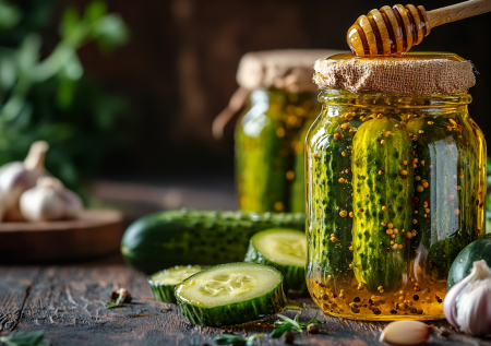 Малосольные огурцы с медом и адыгейской солью: быстрая хрустящая вкуснятина