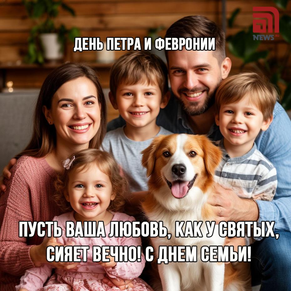 День Петра и Февронии, 8 июля: милые открытки с поздравлениями