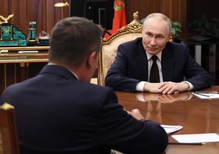 Назначение Путиным нового и.о. главы Минтранса попало на видео