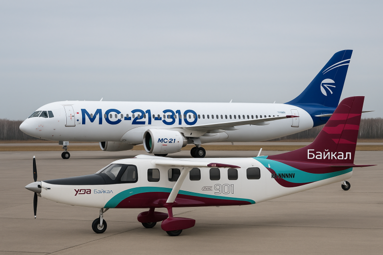 Самолеты «Байкал» и МС-21