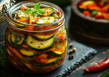 Кабачковый салат на зиму по-быстрому: можно язык проглотить, как это вкусно