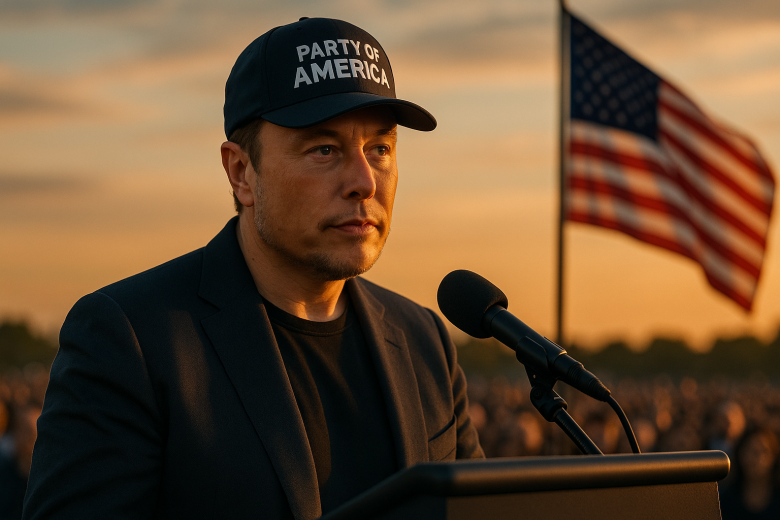 Основатель Tesla и SpaceX Илон Маск в представлении ИИ