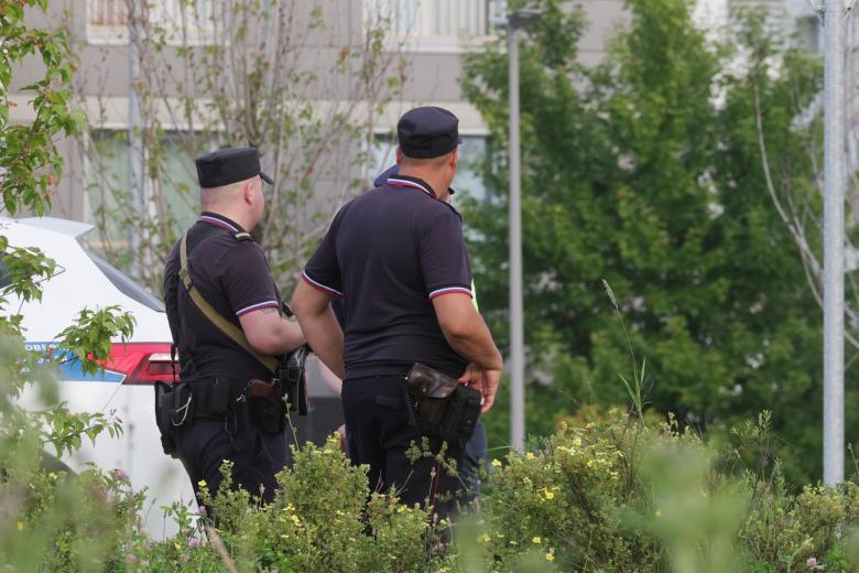 Полиция на месте трагедии