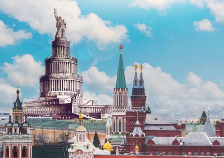 Юбилей генплана Сталина: 6 мегастроек Москвы, которые мы так и не увидели
