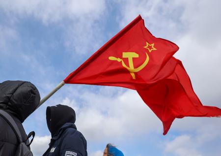 В Германии исказили флаг СССР