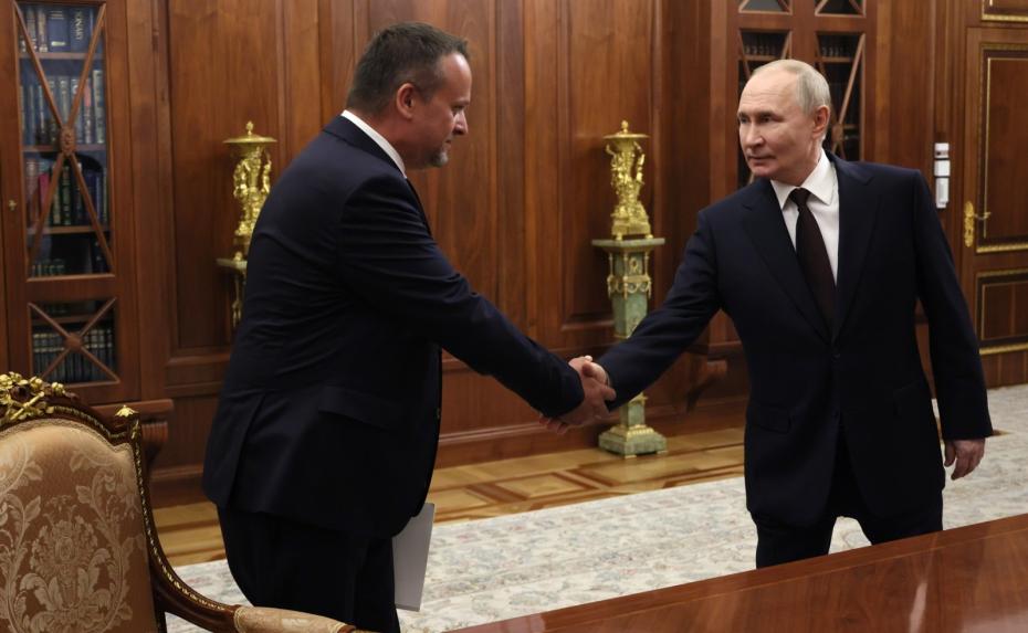 Андрей Никитин и Владимир Путин