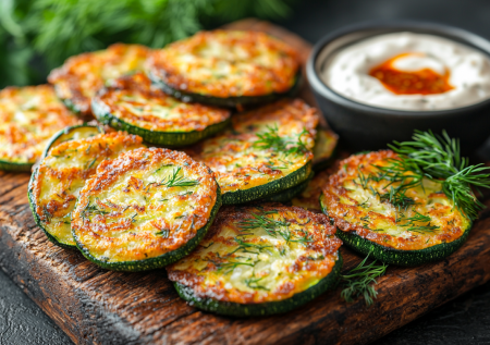 Кабачки скучные? Готовим вкусняшки в кляре и соус с огоньком — вкуснятина