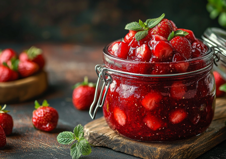Клубничное варенье с целыми, неразваренными ягодами: рецепт на 1 кг