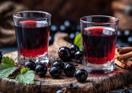 Вкус деревни в каждой капле — настойка из черной смородины