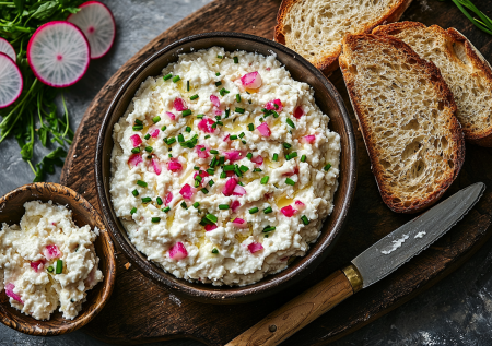 Творожно-редисковый паштет — супервариант для завтрака! Необычно и вкусно