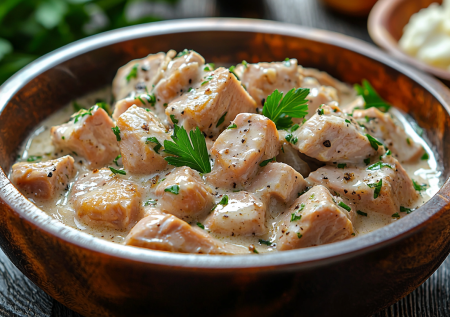 Нежнейшая индейка в сметане, ради которой забудете о курице