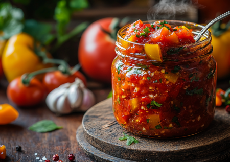 Ни одной банки не останется! Томатное лечо — вкуснейшая закатка на зиму