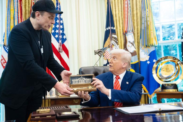Илон Маск и Дональд Трамп