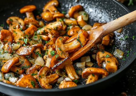 Сногсшибательный рецепт: жареные лисички с луком — очень нежно